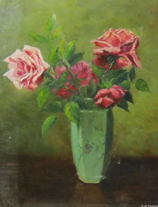 Roses Vase chinois