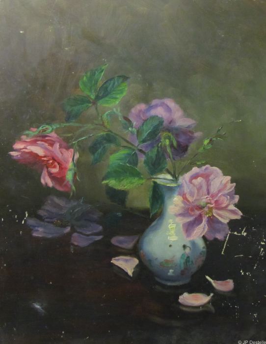 Roses Vase chinois - Toulon