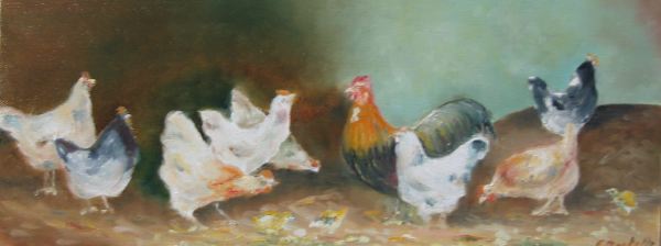 Les poules de Brigitte