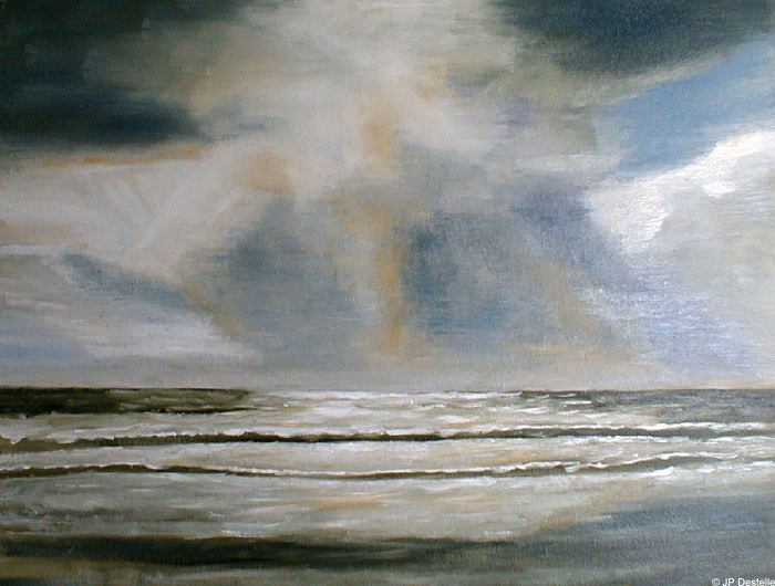 nuages en mer du Nord