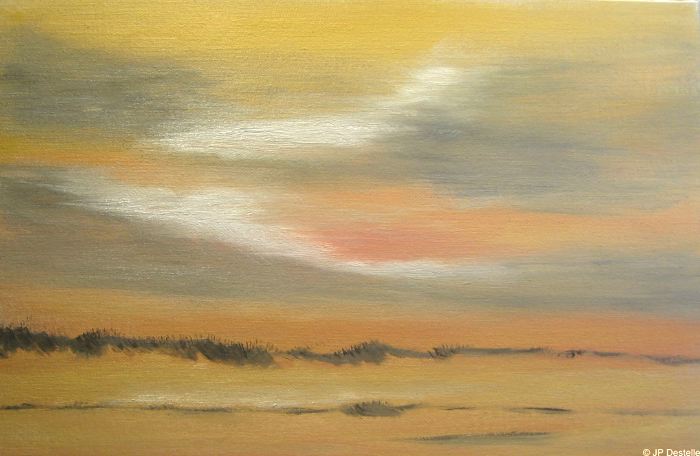 le soir sur la dune