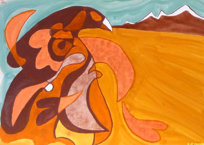 1880 le monde sauvage (60x50)