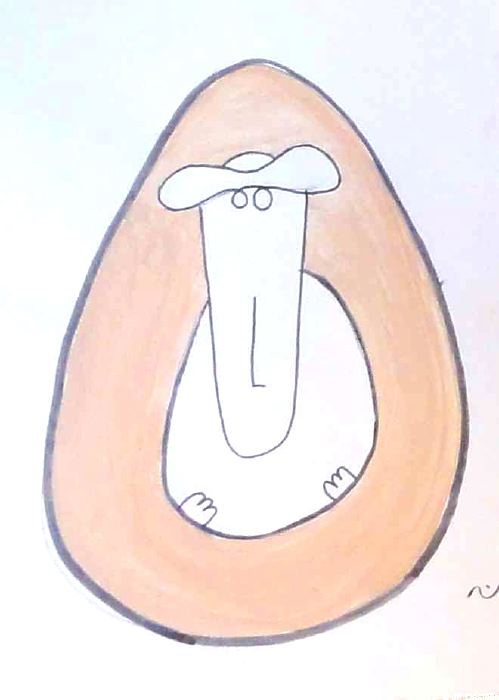 1943 L homme enfant '30x40)