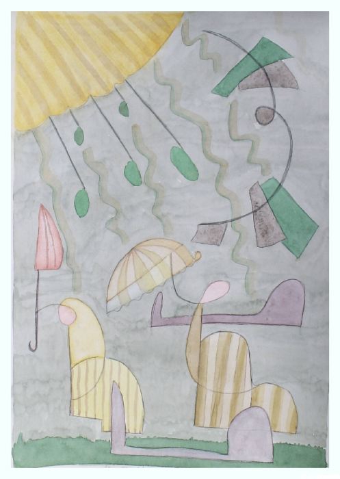 0291 Les parapluies (40x60)