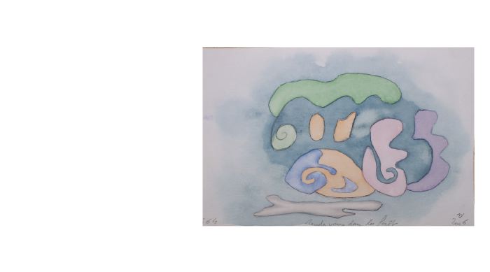 0364 rendez vous dans la forêt  (30x20)