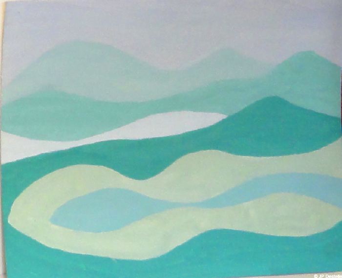 1807 Le lac du repos (40x30)